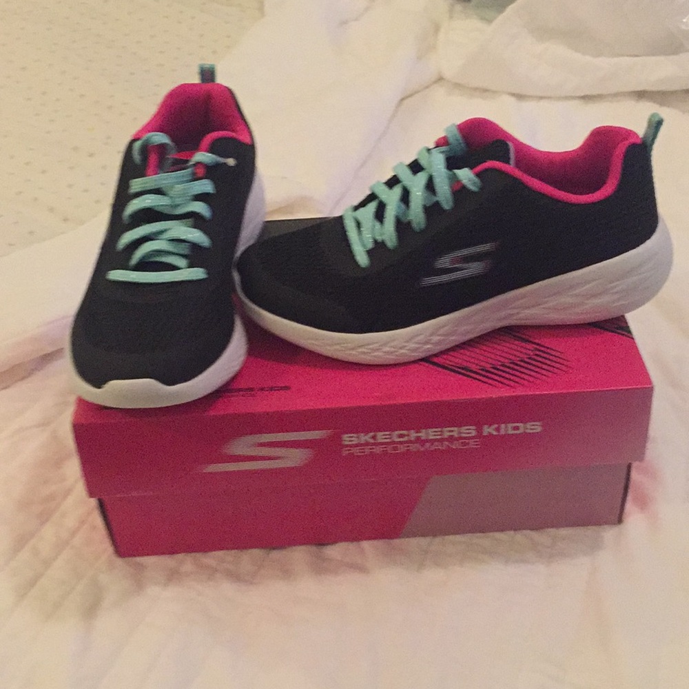 Sketchers Kids Fun Run Slip On Sneakers